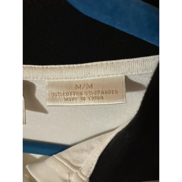 EP Pro Womens Golf Shirt. White With Blue Collar. Sz.M - Picture 4 of 5